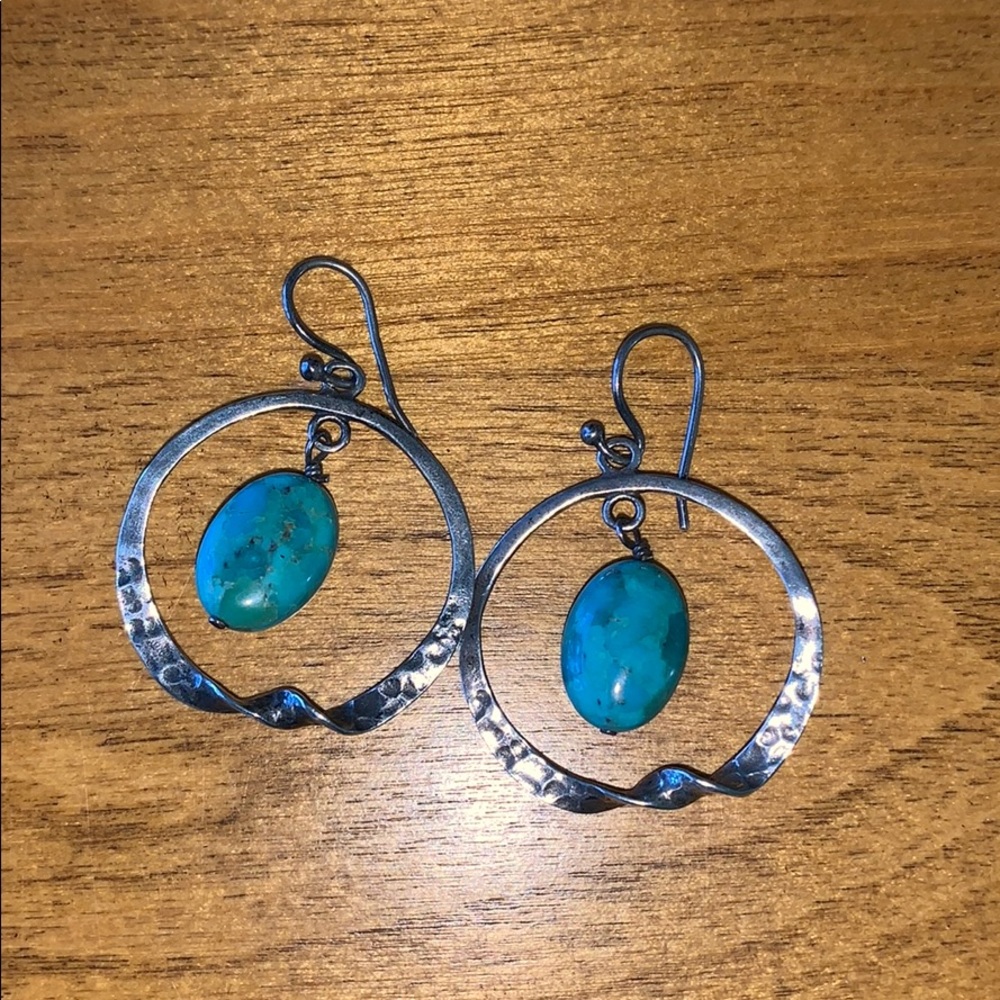 Silpada Turquoise & Sterling Silver Earrings
